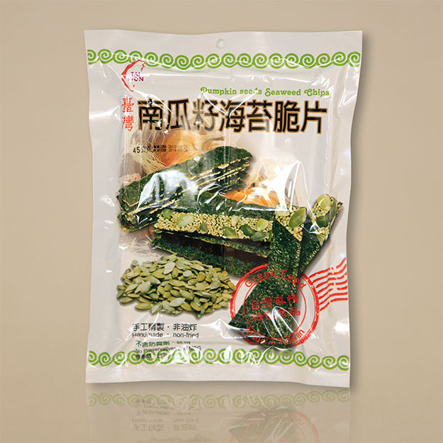 Pumpkin Seaweed Chips (Original) - Click Image to Close